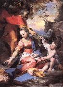 Barocci, Federico, Rest on the Flight to Egypt sw